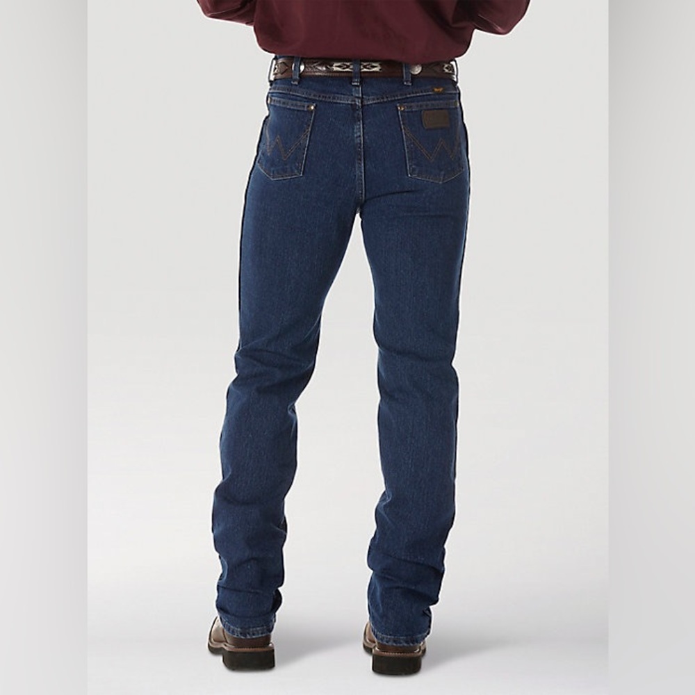 Wrangler Premium Performance Advanced Comfort Cowboy Cut Slim Fit Jeans 38x32 - Picture 9 of 11